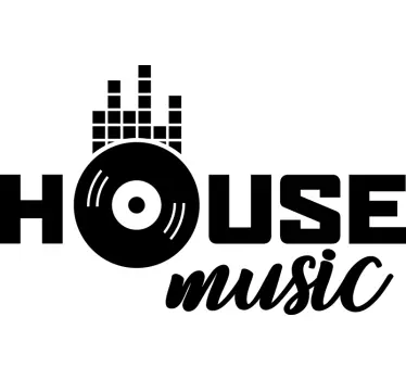Sticker Mural House Music - TenStickers