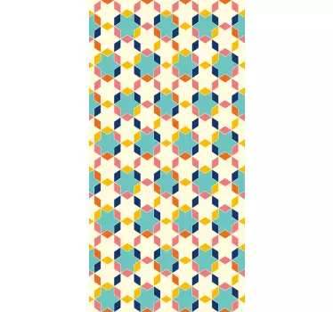 Sticker Pour Meuble Géométrique coloré - TenStickers
