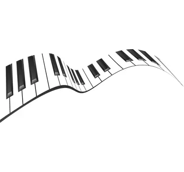 Sticker piano - TenStickers