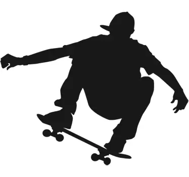 Sticker skateur acrobatie - TenStickers
