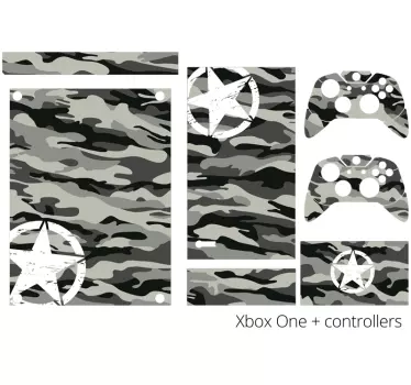 Sticker xbox camouflage Urbain - TenStickers