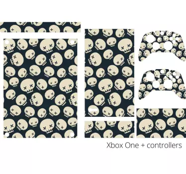 Sticker xbox tête de mort - TenStickers