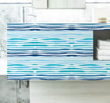 Sticker pour meuble salle de bain - TenStickers