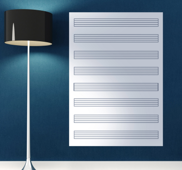 Sticker page de partition de musique - TenStickers