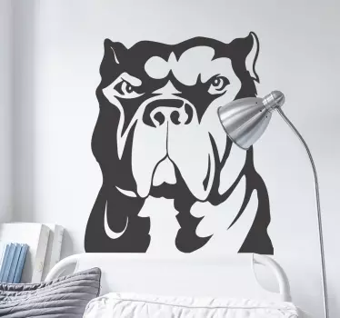Adhésif mural pitbull - TenStickers
