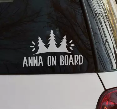 Autocollant Bébé à Bord Conception de pins - TenStickers