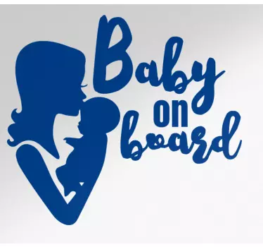 Autocollant bébé à bord lien maternel - TenStickers