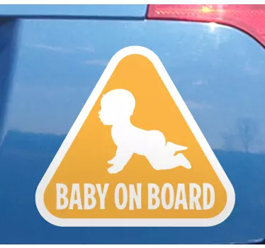 Autocollant bebe a bord panneau de sécurité pour bébé - TenStickers