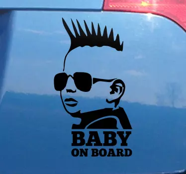 Autocollant Bébé à Bord Roche - TenStickers