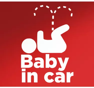 Autocollant bébé à bord sécurité véhicule enfant - TenStickers