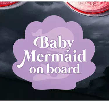 Autocollant bébé à bord sirène en alerte - TenStickers