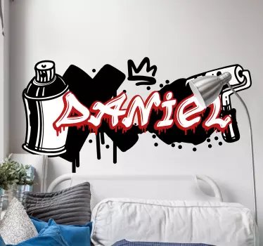 Autocollant Urbain Couleurs minimales graffiti - TenStickers