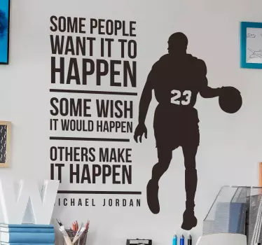 D'autres le font autocollant mural de basket-ball - TenStickers