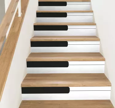 Sticker musique piano escaliers - TenStickers