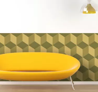 Revêtement adhésif cubes 3D - TenStickers