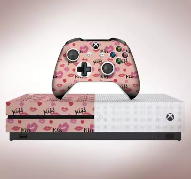 Sticker xbox lèvres et bisous - TenStickers