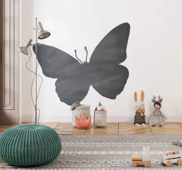Sticker ardoise forme papillon - TenStickers