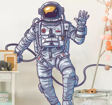 Sticker astronaute - TenStickers