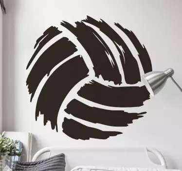 sticker ballon volleyball - TenStickers