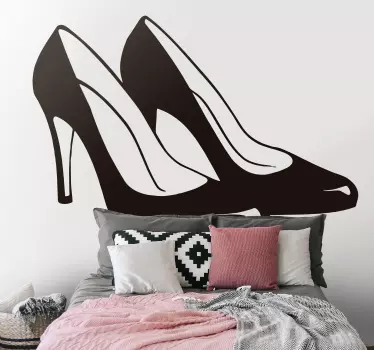 Sticker chaussures talons femme - TenStickers