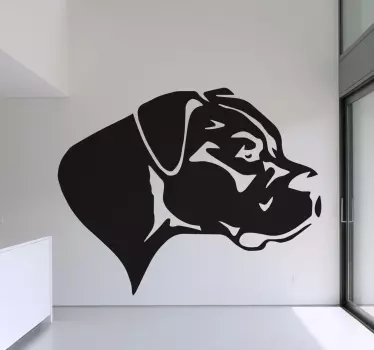 Sticker chien dogue - TenStickers