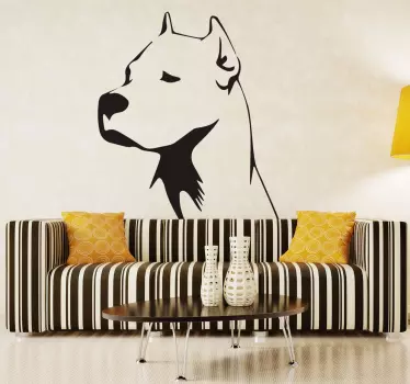 Sticker chien dogue allemand - TenStickers