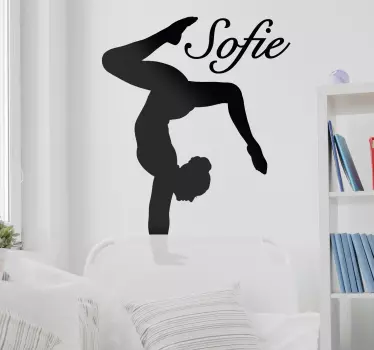 Sticker danse gymnaste - TenStickers