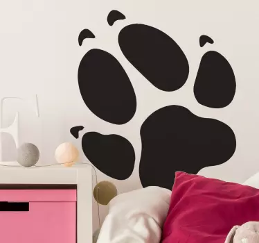 Sticker patte de chien - TenStickers