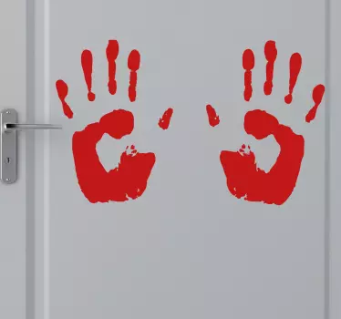 Sticker empreinte de mains - TenStickers