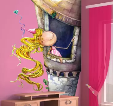 Sticker enfant Raiponce - TenStickers