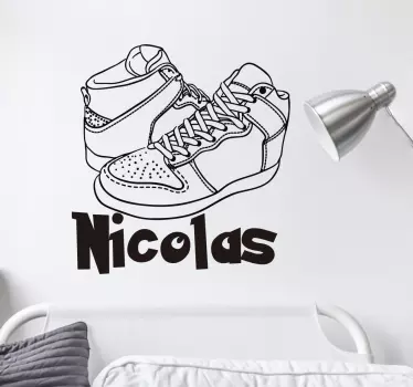 Sticker foot personnalisable - TenStickers