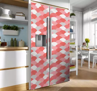 Sticker frigo Formes Géométriques colorées - TenStickers