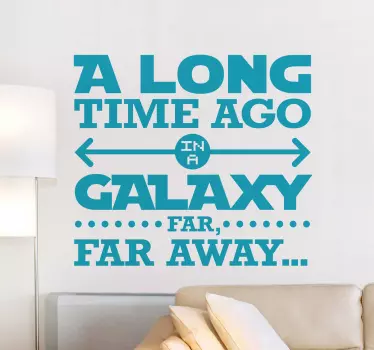 Sticker galaxy far away - TenStickers
