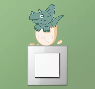 sticker interrupteur dinosaure - TenStickers