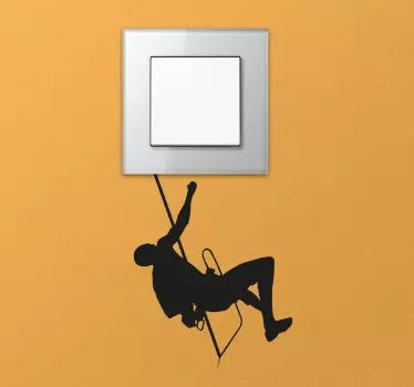 Sticker interrupteur escalade - TenStickers