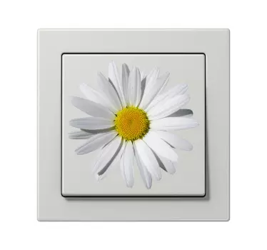 Sticker interrupteur marguerite - TenStickers