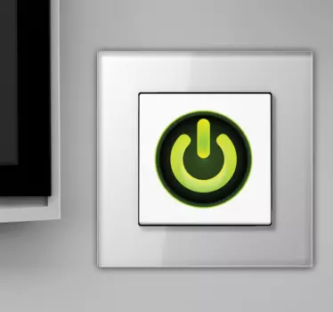 Sticker interrupteur on - TenStickers