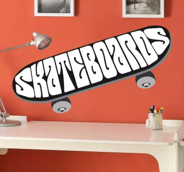Sticker logo skateboard - TenStickers