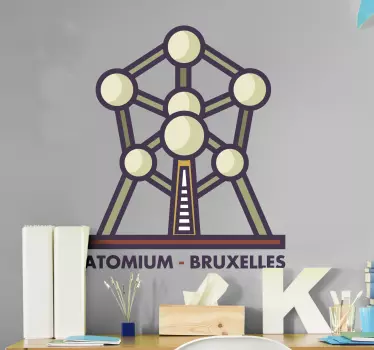 Sticker Mural Atomium Bruxelles - TenStickers