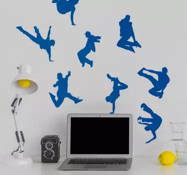 Sticker Mural Danse Urbaine - TenStickers