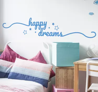 Sticker Mural Happy Dreams - TenStickers