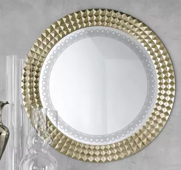 Sticker miroir rond - TenStickers