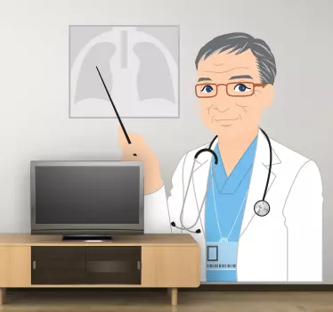 Sticker mode illustration professionnelle médicale - TenStickers
