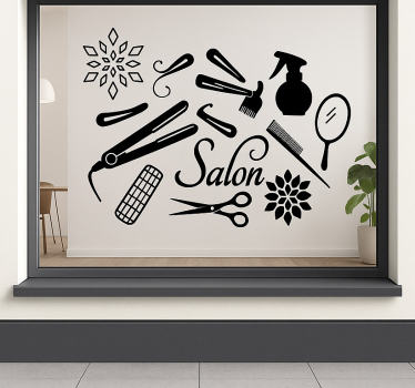 Sticker mode outils de salon de beauté - TenStickers