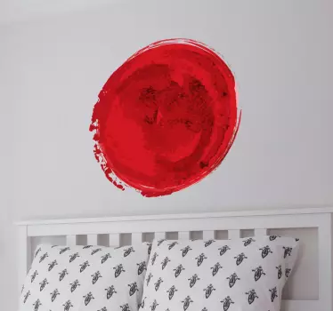 Sticker mural drapeau Japon - TenStickers