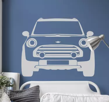 Sticker mural mini cooper - TenStickers