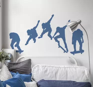 Sticker mural Sport Figure de skate - TenStickers