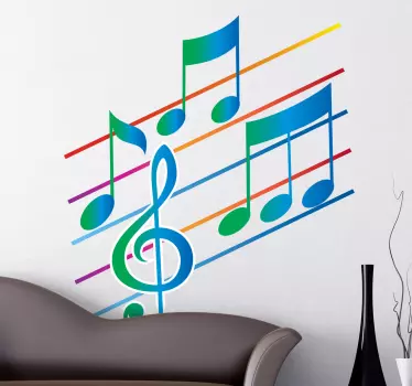 Sticker notes musique - TenStickers