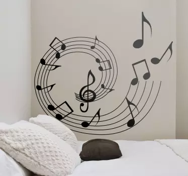 Sticker partition spirale - TenStickers