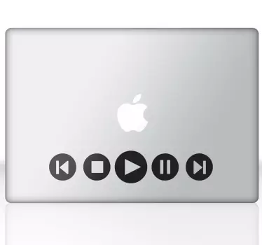 Sticker pc portable multimedia - TenStickers